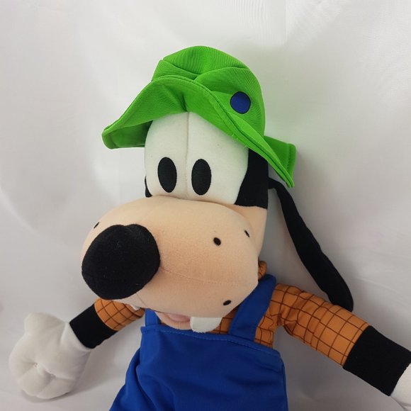 DISNEY Goofy Fishing Plush Stuffed Animal Toy Walt Disney World Goofy Fisherman - Picture 5 of 10